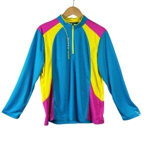 Superfashion Quick Dry 2XL Long Sleeve Womens T-shirt Blue Pink Yellow